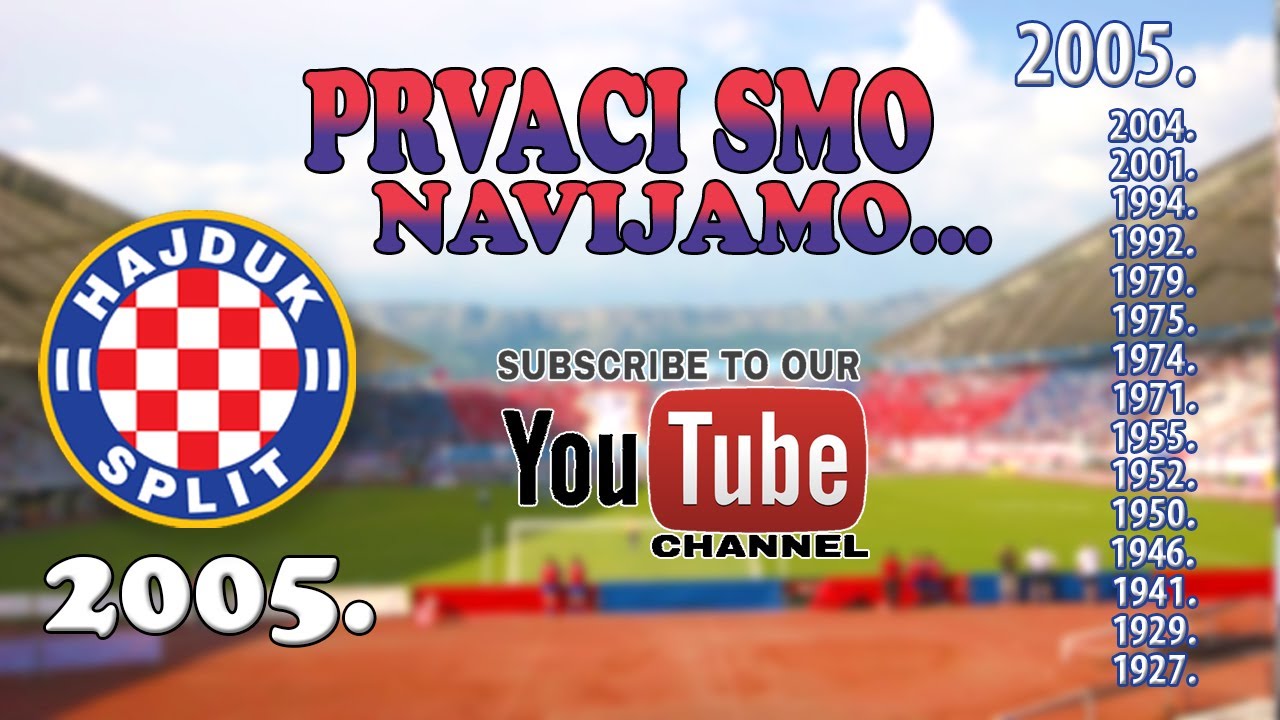 Hajduk Split 2005. - Zadnja titula prvaka Hrvatske