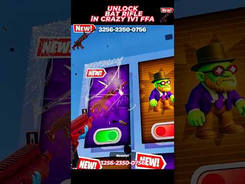 BAT RIFLE IN CRAZY 1V1 FFA All Guns & Rides FORTNITE #fortnitecreative