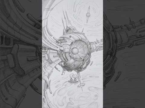 How To Drawn Original Environments  #foryou #drawing #fyp