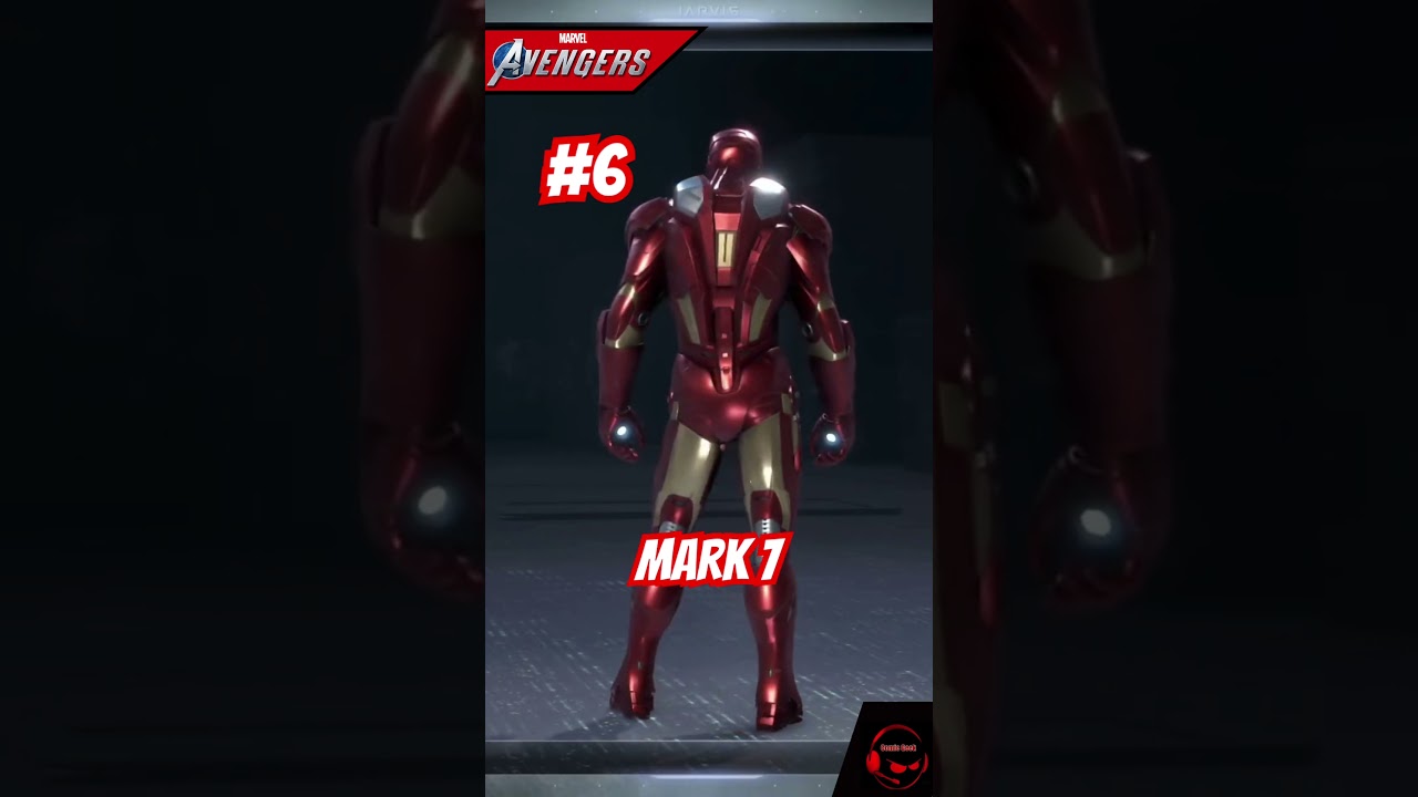 Ranking ALL MCU Iron Man Skins in Marvel’s Avengers #marvelsavengers #marvelsavengersgame