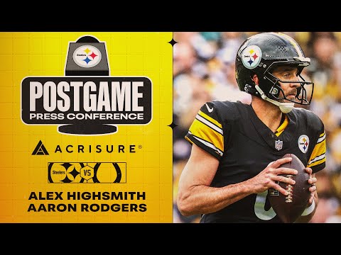 Highsmith & Rodgers Postgame Press Conference (Week 9 vs Indianapolis Colts) | Pittsburgh Steelers