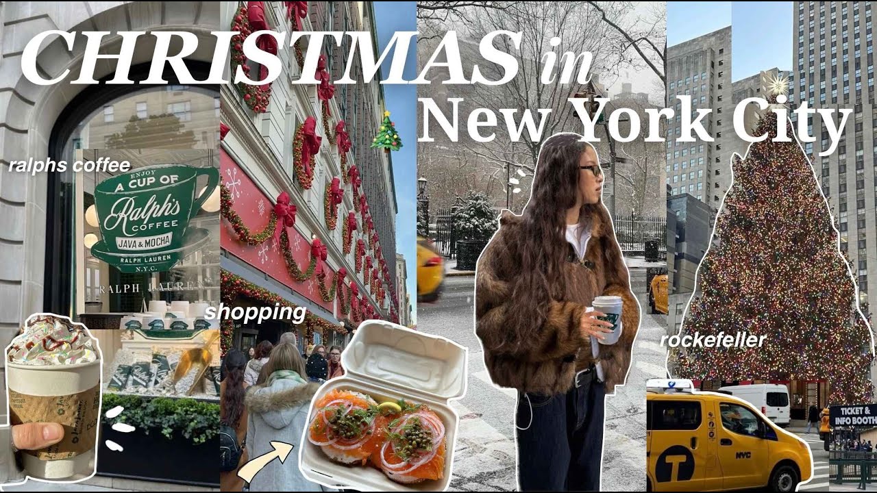 NYC Christmas Vlog 🎄 | Markets, Coffee & Shopping