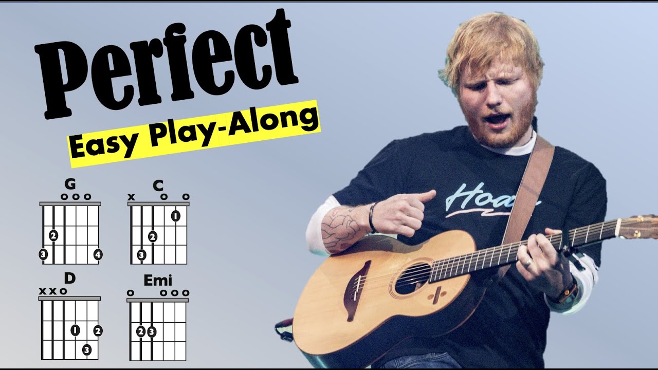 EASY Guitar & Lyric Play-Along for 'Perfect' by Ed Sheeran 🎸