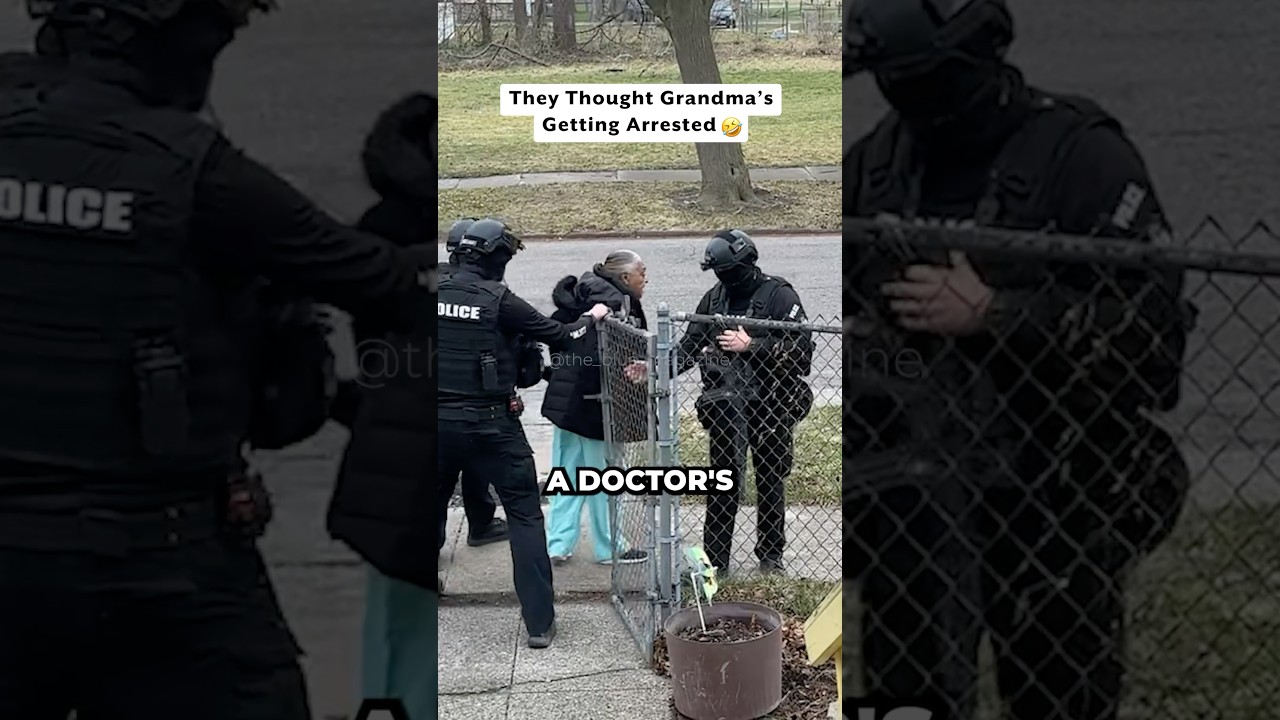 SWAT Escorts Boss Grandma 🥱 #shorts