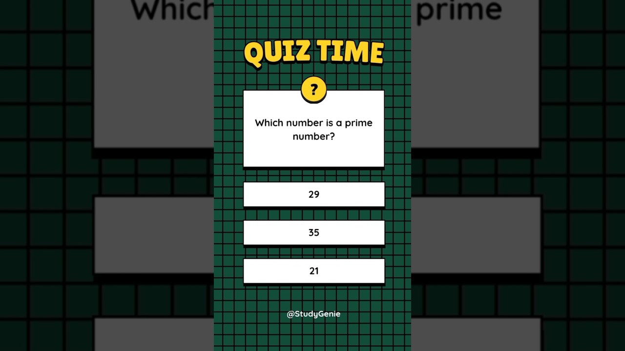 Prime Number Test Challenge! Only 1% Get All 3 Answers Correct #shorts #trivia #gk #quiz
