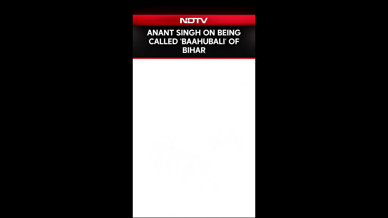 Bihar Election News Today | Anant Singh To NDTV On Being Called 'Baahubali' Of Bihar