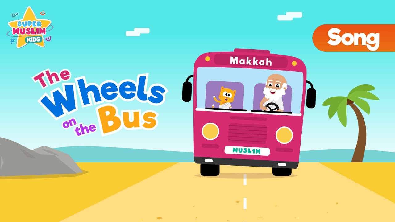 The Wheels On The Bus - Kids Song (Nasheed) - Vocals Only - Muslim Version - @supermuslimkids