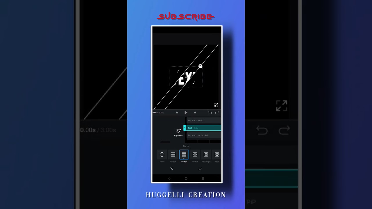 Cinematic Text Reveal in VN Video Editor #vnediting #shortvideo #shorts