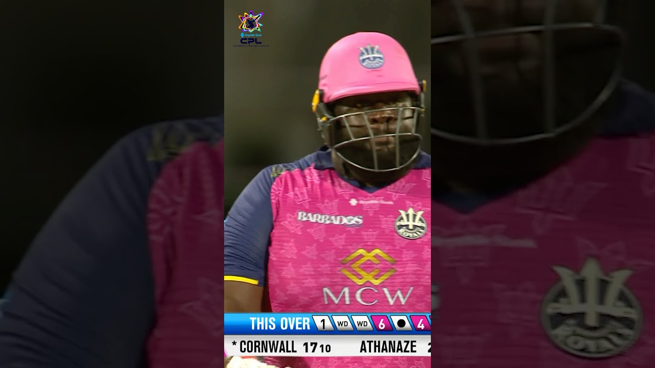 Rahkeem Cornwall's Massive Six for Barbados Royals 🔥