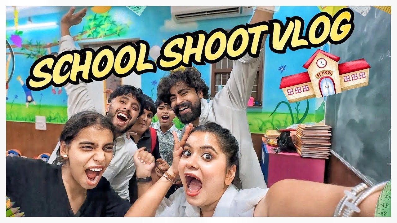 Behind the Scenes of a School Shoot Day 🎬 | Sejal Gaba Vlog