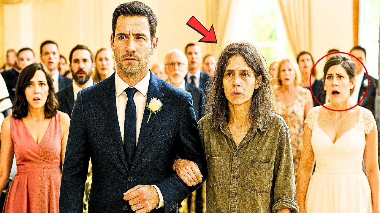 Milionario Sorprende a una Mujer Sin Hogar en la Boda de su Exnovia y lo que hizo te dejará sin palabras 💍