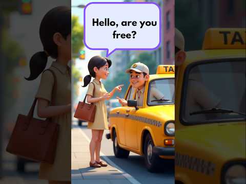 Taxi – Passenger Conversation | Easy English Conversation for Beginners #englishconversation