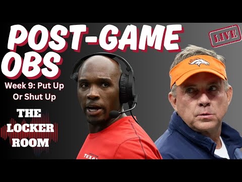 LIVE Post-Game Reaction: CJ Stroud Leaves With Concussion & Texans Offense Awful In LOSS To Broncos!