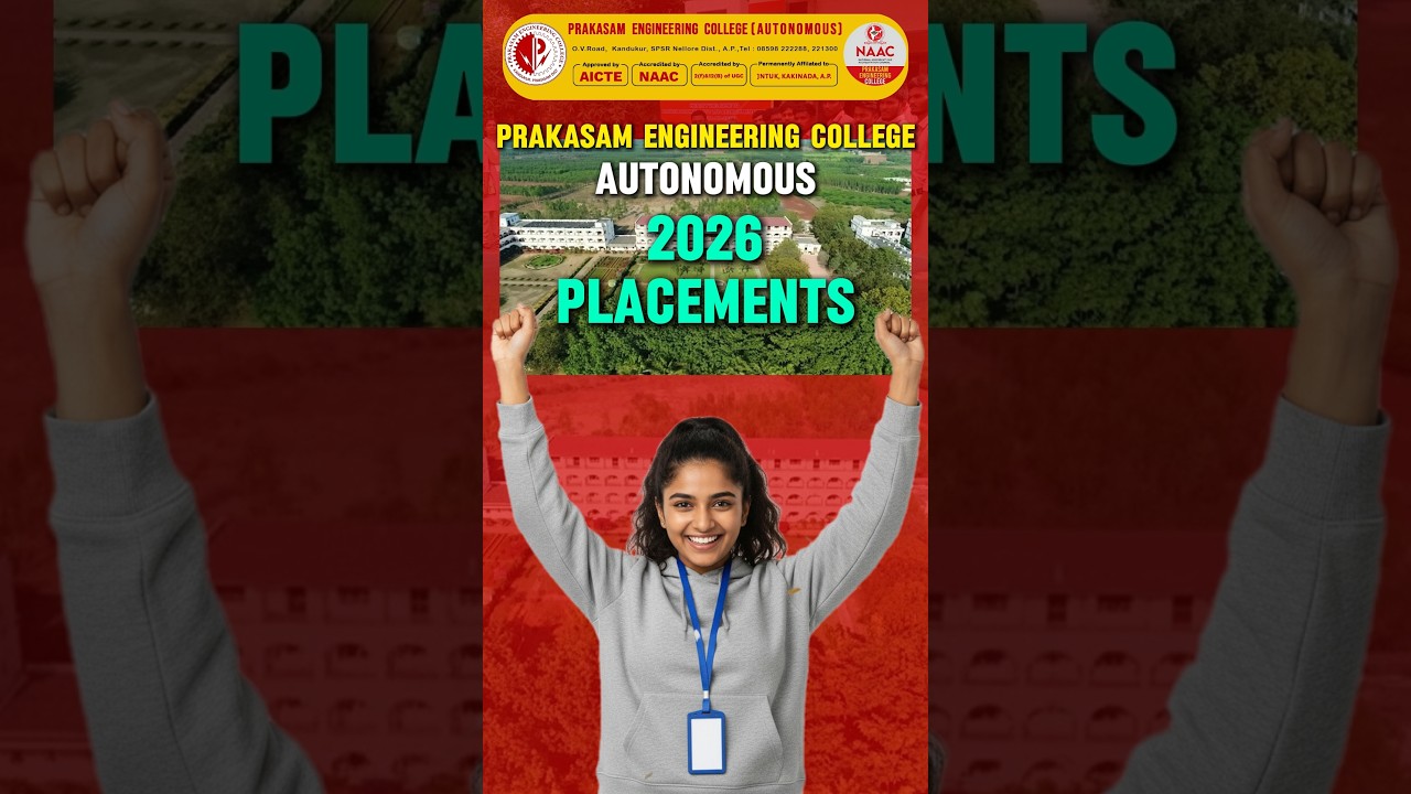 Prakasam Engineering College Placements 2026 | Highest Packages & Top Recruiters | Yours Media