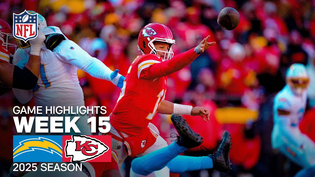 LA Chargers vs Chiefs Week 15 Highlights 🏈