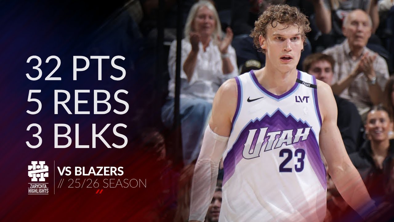 Lauri Markkanen Shines with 32 Points & 5 Rebounds vs. Blazers | 2025 Season Highlights 🏀