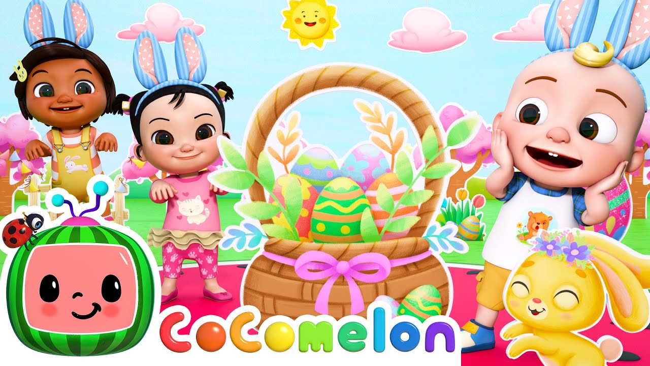 Hop Little Bunnies Hop 🐰 | Fun Easter Dance Party with CoComelon Nursery Rhymes
