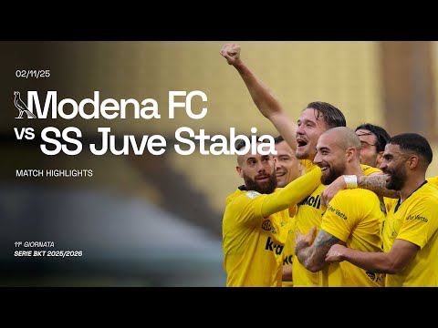 Highlights Serie BKT: Modena - Juve Stabia 3-0