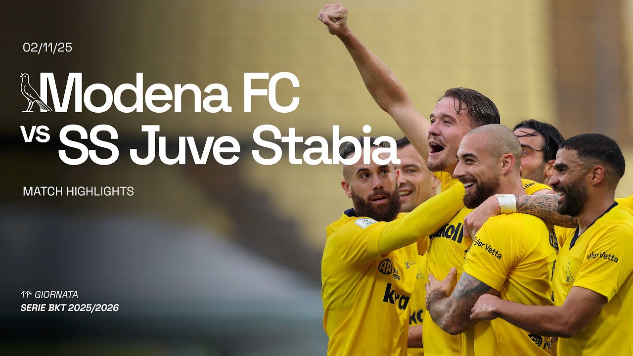 Serie B Highlights: Modena Dominates Juve Stabia 3-0 🏆