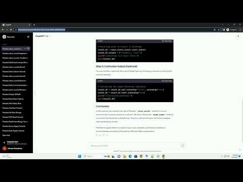 pandas value counts reset index