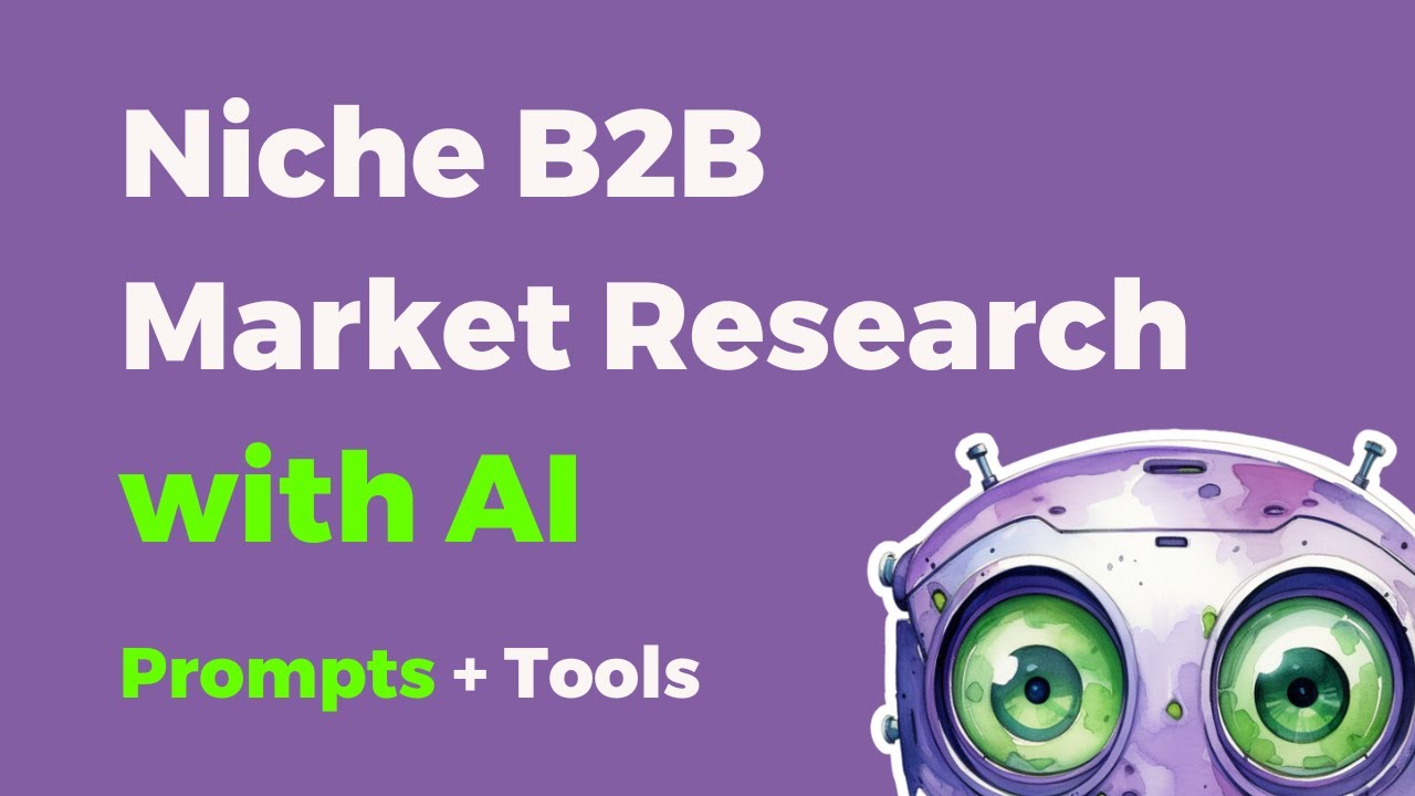B2B Market Research with AI Cheat Sheet 📊
