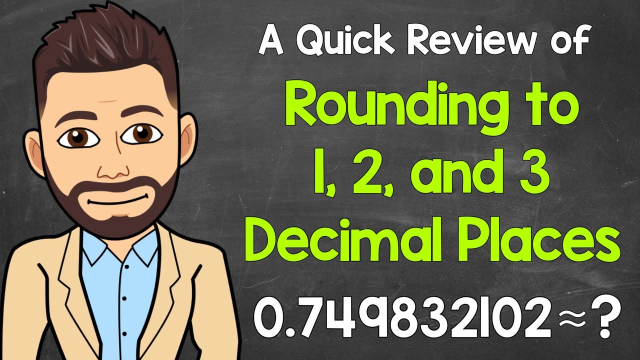 Master Rounding Decimals to 1, 2, & 3 Places with Mr. J ✨