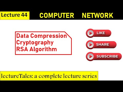 5.4 Data Compression (lossy, lossless), Cryptography (public key, symmetric), RSA Algorithm