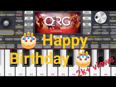 Happy Birthday 🎁 Piano Tutorial on ORG24