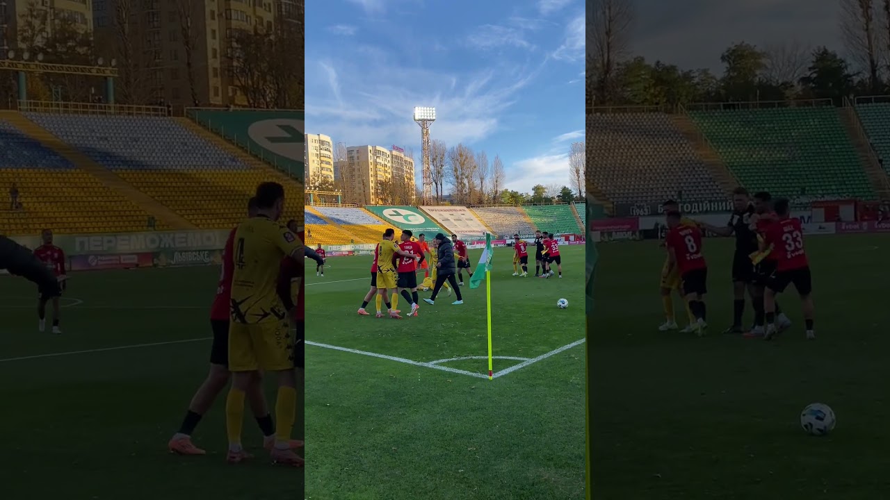 Інцидент під час матчу Карпати - Рух