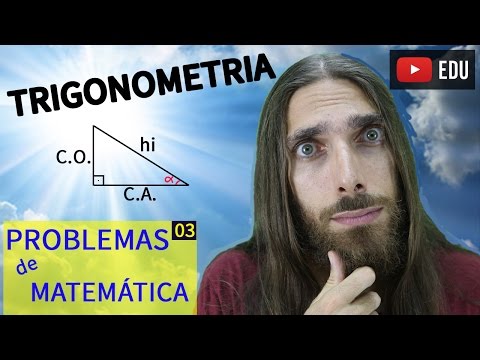 Trigonometria no triângulo retângulo Problemas de Matemática Rafa Jesus