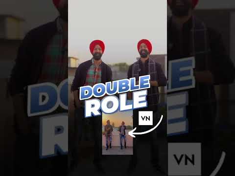 How to Make DOUBLE ROLE Video in VN app 🔥 #doublerole #vn #vnapp