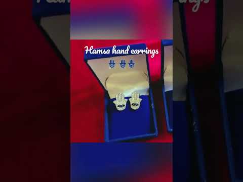 Hamsa Hand Earings for Protection...#hamsa #hamsahand #evileye