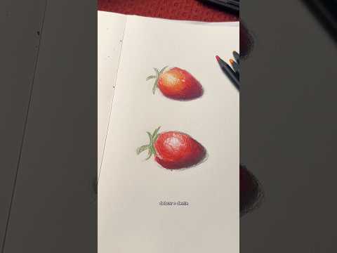 Como deixar sua pintura mais viva !! #arte #desenho #shorts #art #sketchbook #sketch #morangodoamor