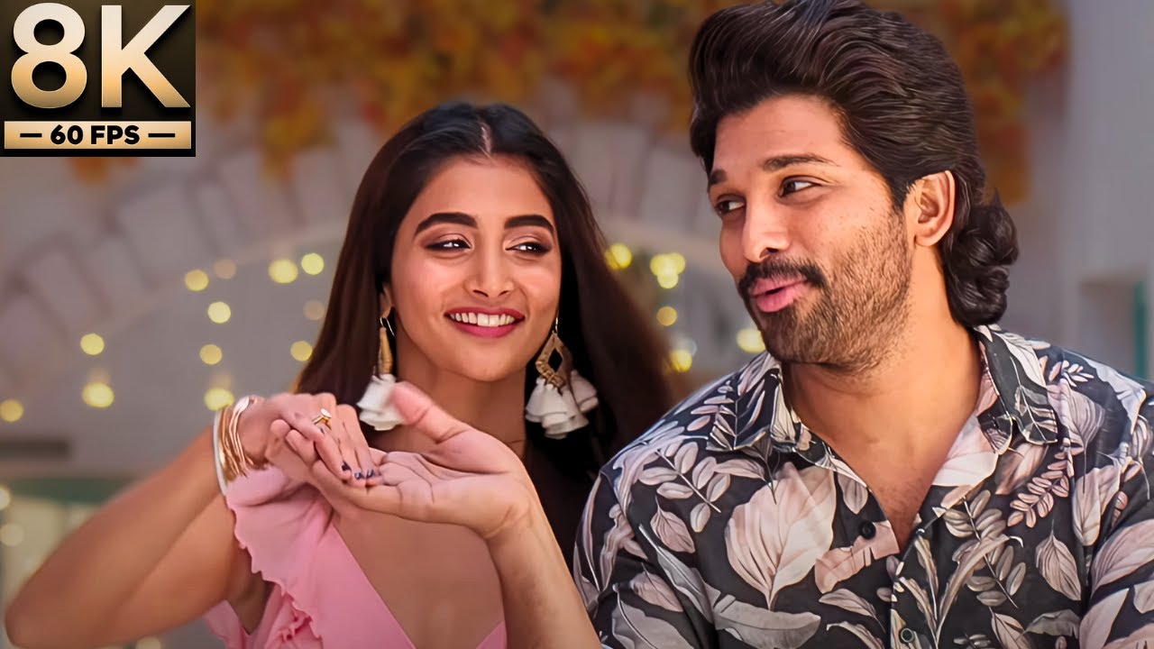 8K Remastered ButtaBomma | Allu Arjun & Pooja Hegde