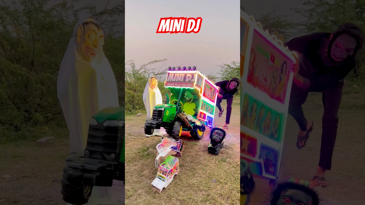 Mini DJ Truck in Action! 🚚 Watch the Surprising Accident & Ghostly Moments