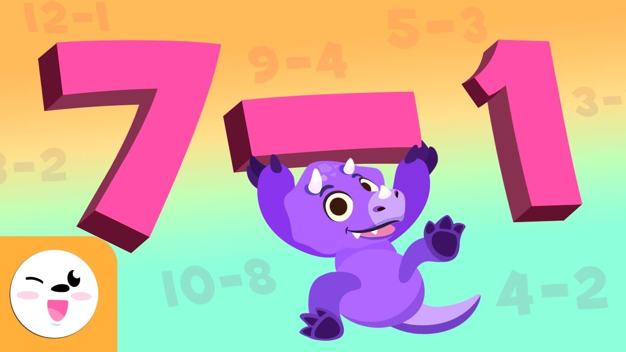 Subtraction for Kids: Learn to Subtract with Dino the Dinosaur