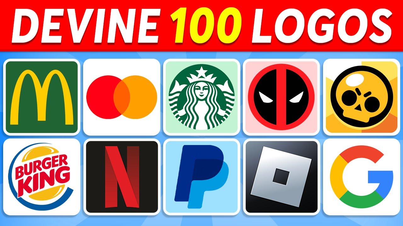 Reconnais 100 Logos Célèbres en 3 Secondes | Quiz Logo 2024