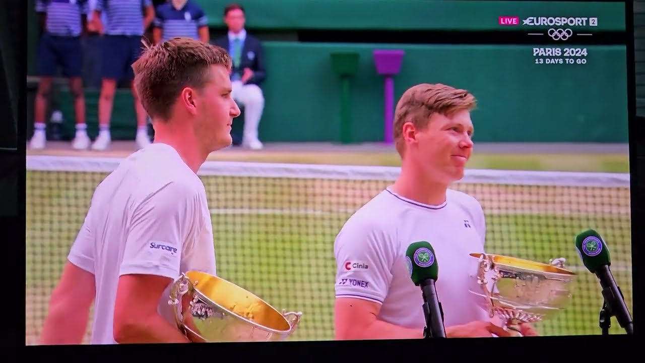 Harri Heliövaara & Henry Patten Crowned Wimbledon 2024 Doubles Champions 🏆