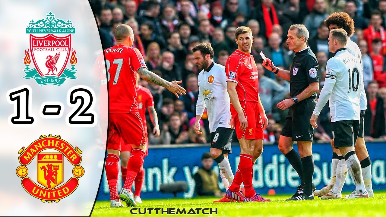 Liverpool vs Man United 2015 Highlights: Intense 1-2 Match ⚽