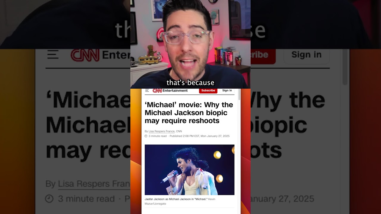 A lot of the MJ biopic has to be reshot