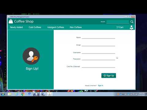 Coffeeshop Management System (Java+Mysql)