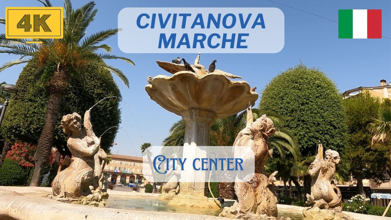 Explore Civitanova Marche in Stunning 4K 🌅 | Morning City Walk & Travel Guide