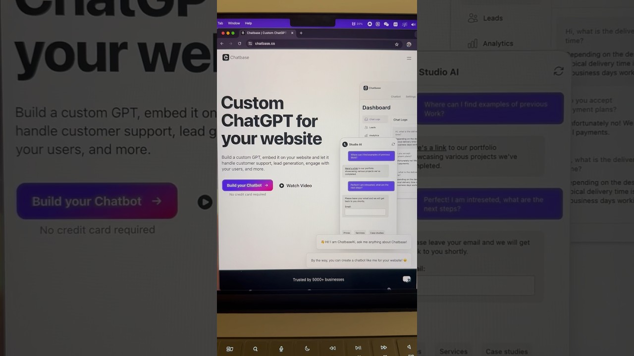Create a Custom ChatGPT for Your Website 🤖