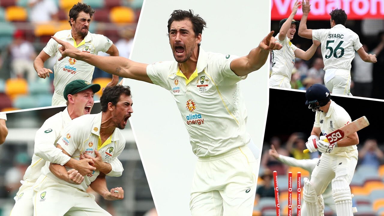 Relive Mitchell Starc’s Epic Opening Ball of the Ashes 2021-22 🏏