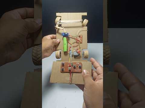 How to make remote control car #cardboard #rc #car #shorts