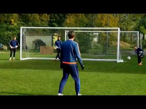 Z tréningu brankárov Zemplína, 14.10.2016