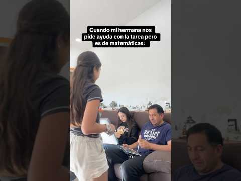 Todo menos matemáticas 😬 #sister #isaynati #hermanos #comedia