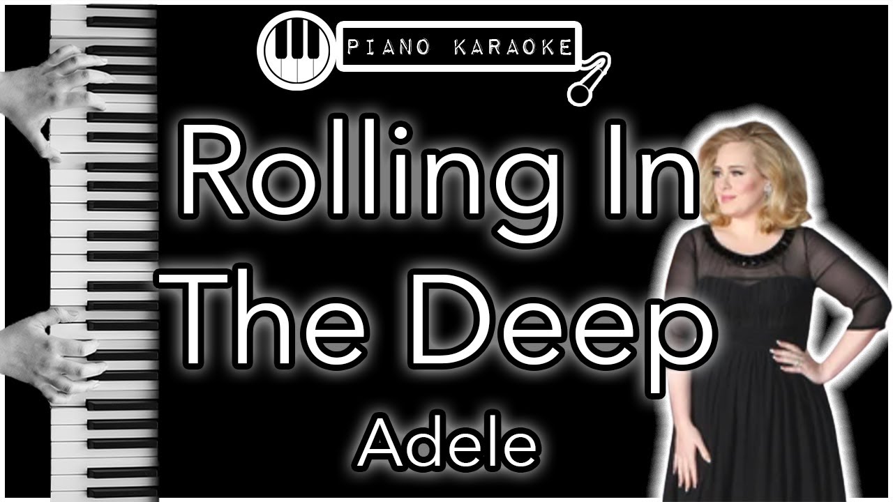 Rolling In The Deep - Adele | Piano Karaoke Instrumental
