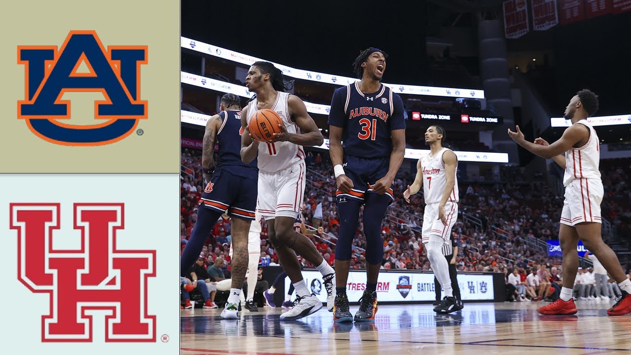 Houston vs Auburn Full Game Highlights 🏀 2025 NCAA