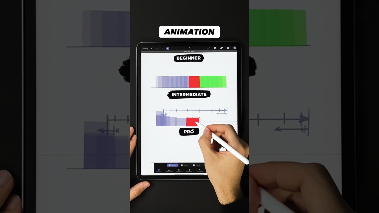3 Animation Levels in Procreate 🤩